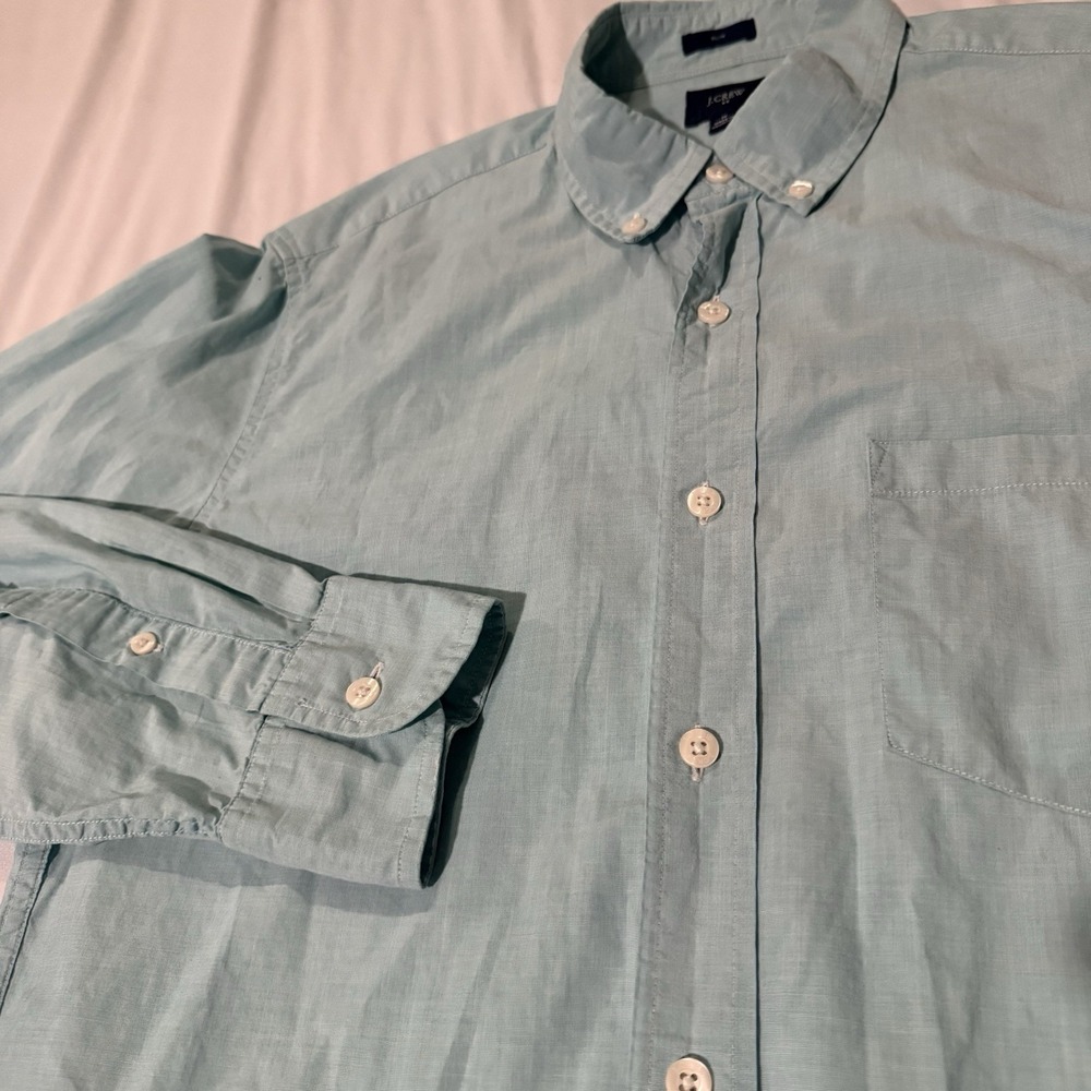 J Crew Slim Fit Long Sleeve Button Down Men's M 100% Cotton - Picture 2 of 9